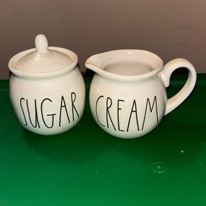 Rae dunn sugar & cream set